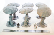 Load image into Gallery viewer, Large Mushrooms - 15mm 28mm 32mm Skyless Realms Wargaming Terrain, D&amp;D, DnD