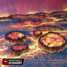 Load image into Gallery viewer, Burbling Pits - Dwarves, Elves and Demons 28mm 32mm Wargaming Terrain D&amp;D, DnD