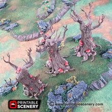 Load image into Gallery viewer, Gloomwood Trees - Dwarves, Elves and Demons 28mm 32mm Wargaming Terrain D&amp;D