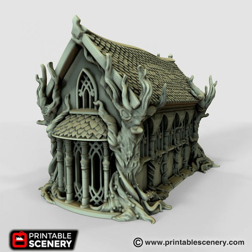 The Living Hall - Dwarves, Elves and Demons 28mm Wargaming Terrain D&D, DnD