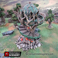 Load image into Gallery viewer, Gloomwood Eyrie - Dwarves, Elves and Demons 28mm Wargaming Terrain D&amp;D, DnD