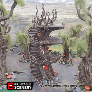 Ithilian Skyport - Dwarves, Elves and Demons 28mm Wargaming Terrain D&D, DnD