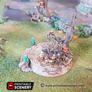 Living Throne - Dwarves, Elves and Demons 28mm 32mm Wargaming Terrain D&D, DnD