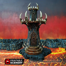 Load image into Gallery viewer, Infernal Tower - Dwarves, Elves and Demons 28mm Wargaming Terrain D&amp;D, DnD