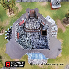 Load image into Gallery viewer, Ironhelm Fortress - Dwarves, Elves and Demons 28mm Wargaming Terrain D&amp;D, DnD