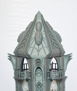 Dark Elf Modular Tower - Skyless Realms 28mm 32mm Wargaming Terrain D&D, DnD