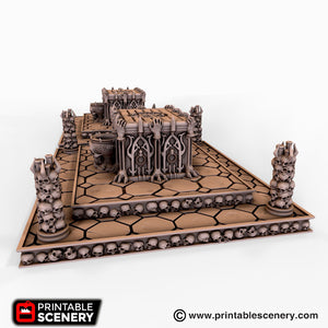 Sacrificial Altar - Dwarves, Elves and Demons 28mm 32mm Wargaming Terrain D&D, DnD