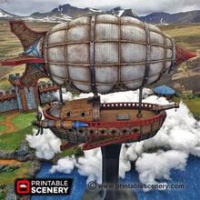 Load image into Gallery viewer, Dwarven Airship - Dwarves, Elves and Demons 28mm Wargaming Terrain D&amp;D, DnD