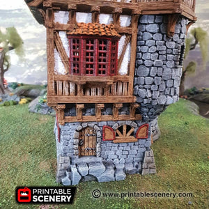 Sorcerer's Tower - Dwarves, Elves and Demons 28mm Wargaming Terrain D&D, DnD