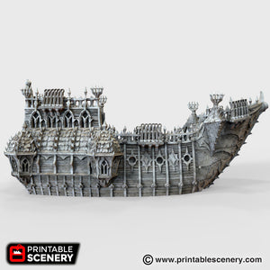 The Black Ship - The Lost Islands 28mm Wargaming Terrain D&D, DnD Pirates