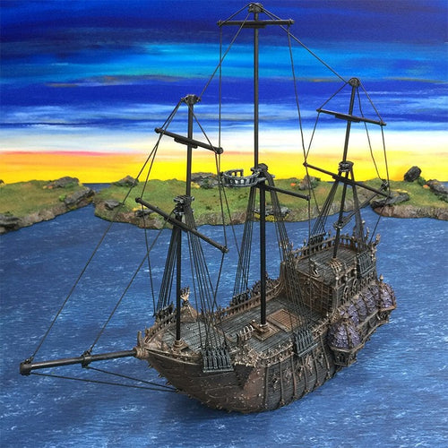 The Black Ship - The Lost Islands 28mm Wargaming Terrain D&D, DnD Pirates