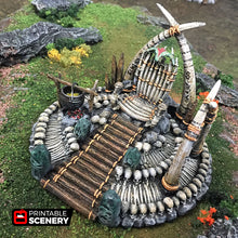 Load image into Gallery viewer, War Boss Throne - The Lost Islands 28mm 32mm Wargaming Terrain D&amp;D, DnD