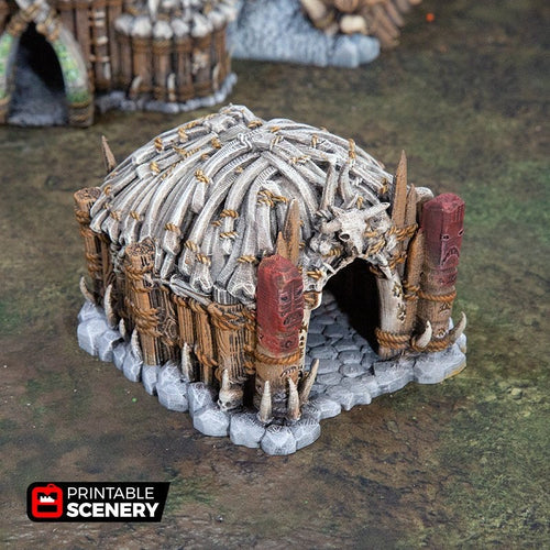 Shaman's Hut - The Lost Islands 28mm 32mm Wargaming Terrain D&D, DnD