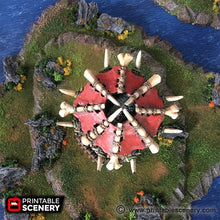 Load image into Gallery viewer, Tribal Fort - The Lost Islands 28mm Wargaming Terrain D&amp;D, DnD