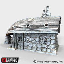 Load image into Gallery viewer, Boat House - The Lost Islands 28mm Wargaming Terrain D&amp;D DnD