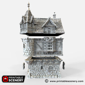 The Governor's Mansion - The Lost Islands 15mm 28mm 32mm Wargaming Terrain D&D, DnD