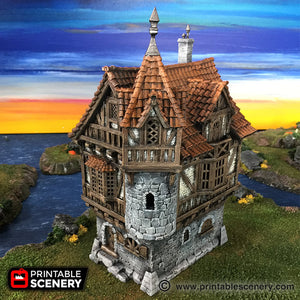 The Governor's Mansion - The Lost Islands 15mm 28mm 32mm Wargaming Terrain D&D, DnD