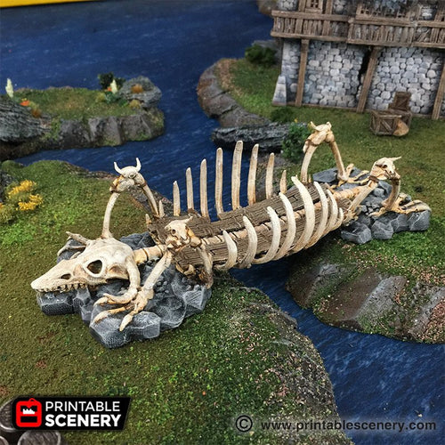 The Bone Bridge - The Lost Islands 28mm 32mm Wargaming Terrain D&D, DnD Pirates