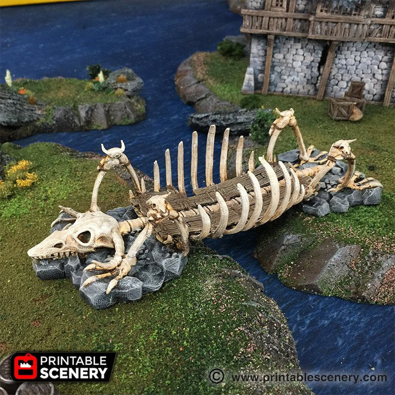 The Bone Bridge - The Lost Islands 28mm 32mm Wargaming Terrain D&D, DnD Pirates