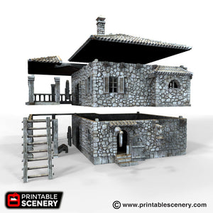 Port Tavern - The Lost Islands 15mm 28mm 32mm Wargaming Terrain D&D, DnD Pirates