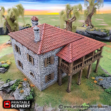 Load image into Gallery viewer, Port Tavern - The Lost Islands 15mm 28mm 32mm Wargaming Terrain D&amp;D, DnD Pirates