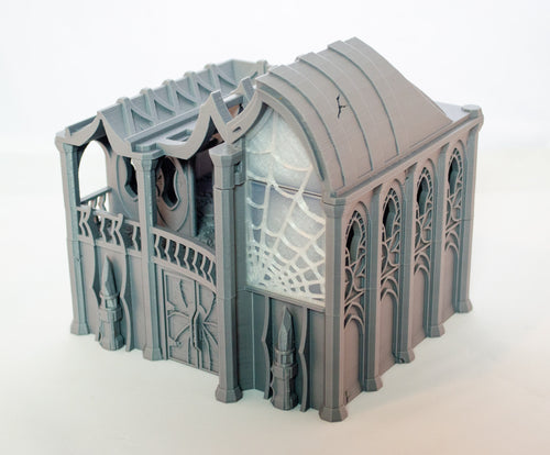 Dark Elf Noble House - Skyless Realms 15mm 28mm 32mm Wargaming Terrain D&D, DnD