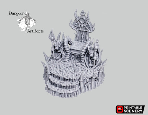 Skull Throne - Dwarves, Elves and Demons 28mm 32mm Wargaming Terrain D&D, DnD