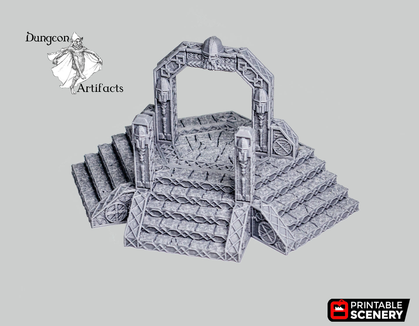 Dwarven Portal - Dwarves, Elves and Demons 15mm 28mm 32mm Wargaming Terrain D&D, DnD