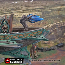 Load image into Gallery viewer, Sky Reaver Airship - Dwarves, Elves and Demons 28mm Wargaming Terrain D&amp;D, DnD