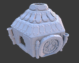 Dwarven Houses - Skyless Realms 15mm 28mm 32mm Wargaming Terrain D&D, DnD