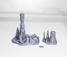 Load image into Gallery viewer, Wet Cavern Set - 15mm 28mm 32mm 37mm Skyless Realms Wargaming Terrain D&amp;D DnD Caverns