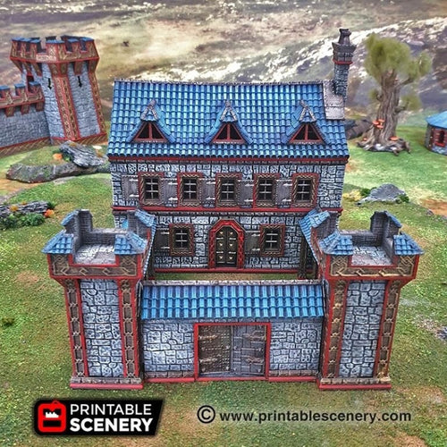 Ironhelm Barracks - Dwarves, Elves and Demons 28mm Wargaming Terrain D&D, DnD