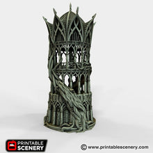 Load image into Gallery viewer, Tower Aeternus - Dwarves, Elves and Demons 28mm Wargaming Terrain D&amp;D, DnD