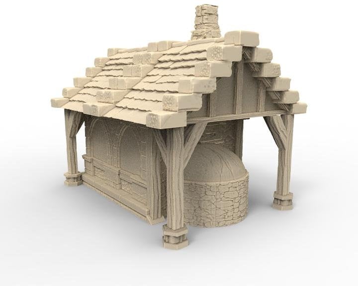 The Bakehouse - Stormguard 28mm Wargaming Terrain D&D, DnD