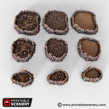 Load image into Gallery viewer, Burbling Pits - Dwarves, Elves and Demons 28mm 32mm Wargaming Terrain D&amp;D, DnD