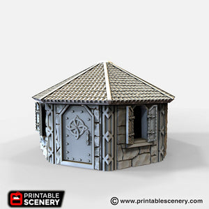 Dwarven House - Dwarves, Elves and Demons 28mm 32mm Wargaming Terrain D&D, DnD