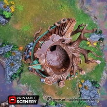 Load image into Gallery viewer, Gloomwood Treehouse - Dwarves, Elves and Demons 28mm Wargaming Terrain D&amp;D