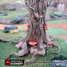 Load image into Gallery viewer, Gloomwood Trees - Dwarves, Elves and Demons 28mm 32mm Wargaming Terrain D&amp;D