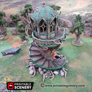 Gloomwood Eyrie - Dwarves, Elves and Demons 28mm Wargaming Terrain D&D, DnD