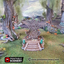Load image into Gallery viewer, Living Throne - Dwarves, Elves and Demons 28mm 32mm Wargaming Terrain D&amp;D, DnD