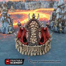 Load image into Gallery viewer, Skull Throne - Dwarves, Elves and Demons 28mm 32mm Wargaming Terrain D&amp;D, DnD