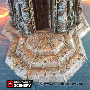 Temple of the Damned - Dwarves, Elves and Demons 28mm Wargaming Terrain D&D, DnD