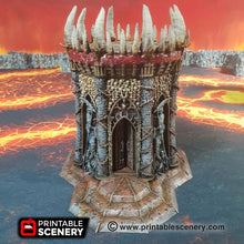 Load image into Gallery viewer, Temple of the Damned - Dwarves, Elves and Demons 28mm Wargaming Terrain D&amp;D, DnD
