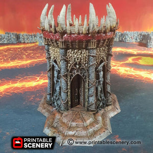 Temple of the Damned - Dwarves, Elves and Demons 28mm Wargaming Terrain D&D, DnD