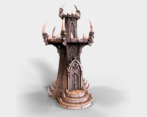 Infernal Tower - Dwarves, Elves and Demons 28mm Wargaming Terrain D&D, DnD