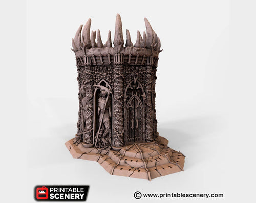Temple of the Damned - Dwarves, Elves and Demons 28mm Wargaming Terrain D&D, DnD