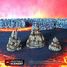 Load image into Gallery viewer, Tormented Scatter - Dwarves, Elves and Demons 28mm Wargaming Terrain D&amp;D, DnD