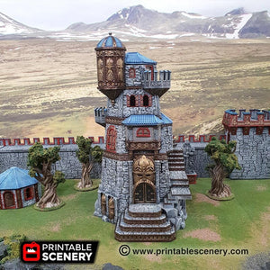 Ironhelm Fortress - Dwarves, Elves and Demons 28mm Wargaming Terrain D&D, DnD