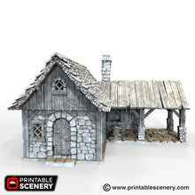 Load image into Gallery viewer, Winterdale Blacksmith - 15mm 28mm 32mm Wargaming Terrain D&amp;D, DnD