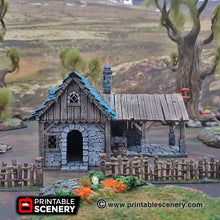 Load image into Gallery viewer, Winterdale Blacksmith - 15mm 28mm 32mm Wargaming Terrain D&amp;D, DnD